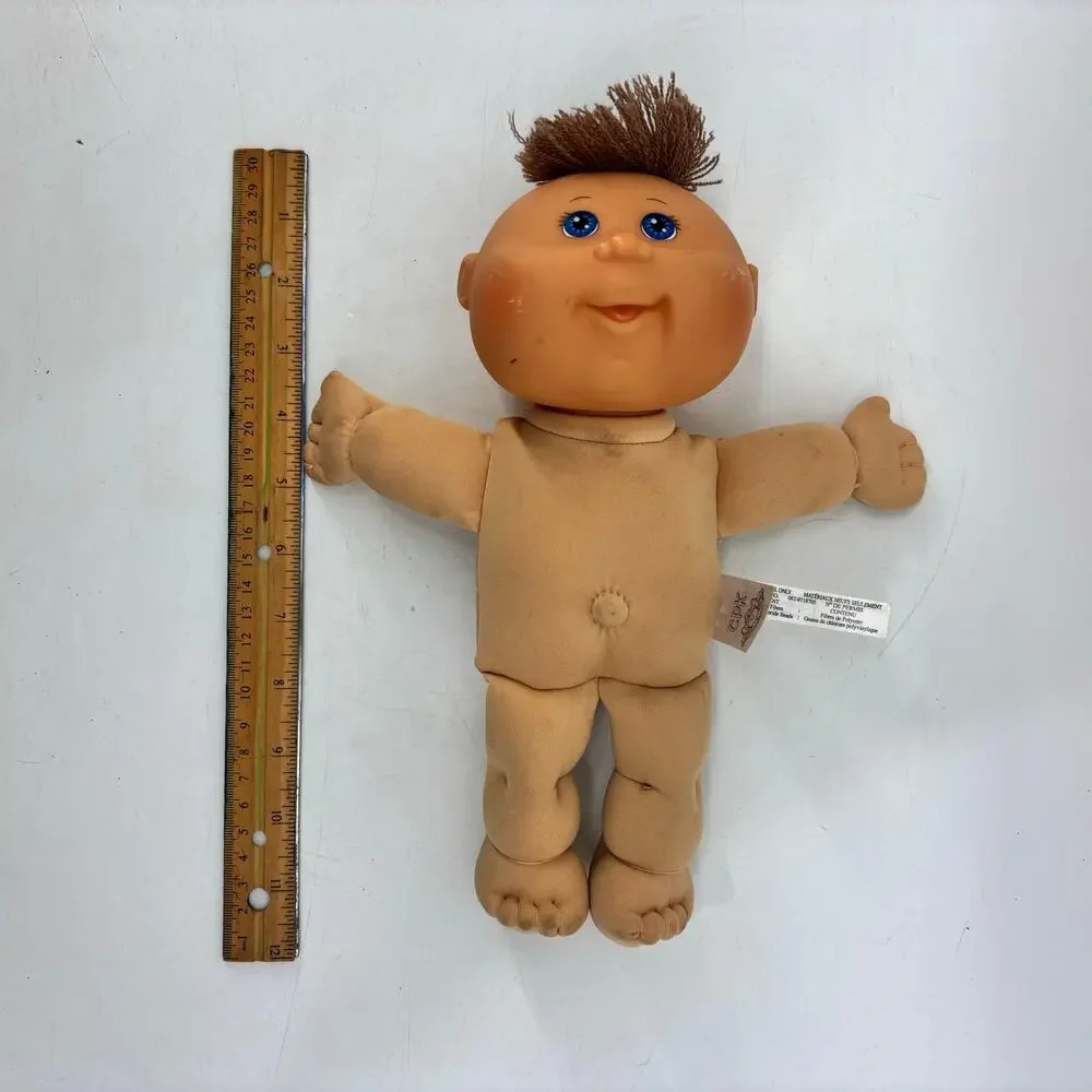 Cabbage Patch Kids CPK Baby Doll Blue Eye Brown Hair 2009
